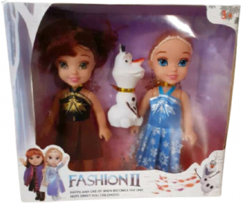 Set 2 papusi Ana Elsa si Olaf Frozen 3 ani+ 