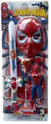 Set Sabie Spider-man masca figurina si accesorii 4 ani+ multicolor 64 cm