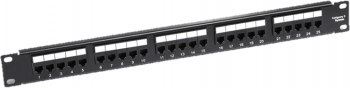 Patch Panel CAT3 - ISDN 25 porturi RJ45 neecranat montabil in rack 19 1U 