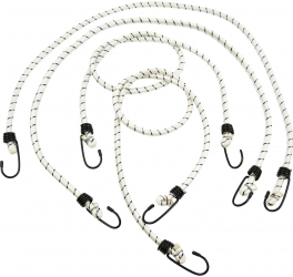 Set 4 coarde pentru fixarea bagajelor 10 mm x 100 cm Geko G02395 