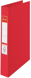 Caiet Mecanic Esselte Standard A4 2 Inele 35 mm Cotor Rosu - LCMES14451 