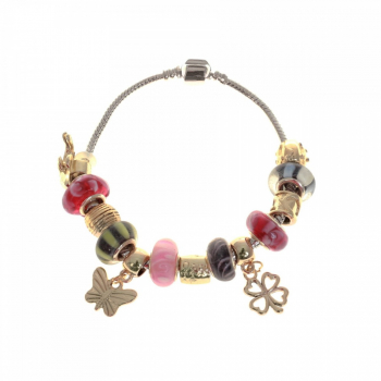 Bratara Charm tip Pandora PAMI BF-50 19 5 cm Modele mixte Auriu