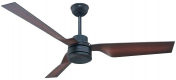 Ventilator montaj tavan V-Tac SKU-2867 65W 132 cm 3 viteze Telecomanda Negru Maro
