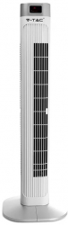 Ventilator turn V-Tac SKU-7900 55W 92 cm 3 viteze telecomanda Alb 