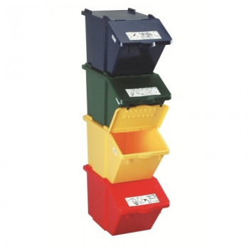 Cosuri cu capace rabatabile 45L colectare selectiva - pret per cos 