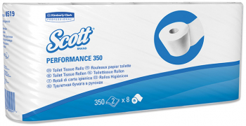 Hartie igienica 2 str 8 role 350 portii / rola Scott 