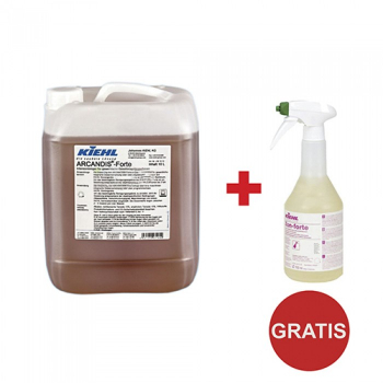 Pachet Detergent masini de spalat vase Kiehl 20 L si Gratuit Decapant plite 750 ml Kiehl 