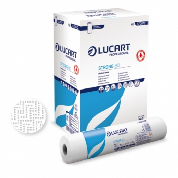 Rola medicala din hartie tratata antimicrobian alba - Strong 80 Joint LUCART Bax de 6 
