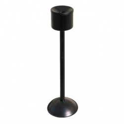 Scrumiera neagra metalica cu picior 