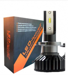 Set Led H1 6500K 45W 5000LM cu ventilator
