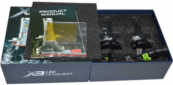 Set LED H7 50W 6000LM 3000k 6500k 8000k 