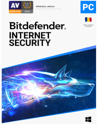 Antivirus Bitdefender Internet Security 3 dispozitive 1 an - Licenta Electronica 