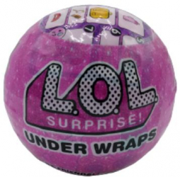 Papusa tip LOL surprise under wraps 7 piese ROZ