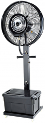 Ventilator de exterior multi-functional cu pulverizare Zass ZOMF 02 260W 3 viteze 66 cm Negru 