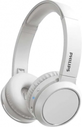 Casti Audio Philips cu Bluetooth Pliere Bass Boost USB-C Autonomie 29 h Alb 