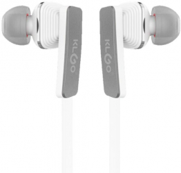Casti Klausstech Intraauriculare cu fir Audio Dynamic sound Microfon AUX IN 3.5 mm Moderne Culoare Alb 