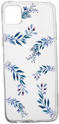 Husa Silicon Compatibila Cu Samsung Galaxy Note 10 Lite / A81 Blue rezistenta la uzura Transparent TR 116 