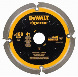 Disc de taiere fibrociment PCD pentru fierastrau circular 165 x 20 x 1.8 mm DT1471-QZ Dewalt 