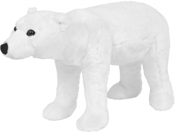 vidaXL Urs polar din plus de jucarie Alb XXL