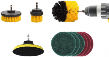 Set 10 buc perii si accesorii curatare polish