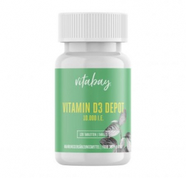 Vitabay Vitamina D3 - 10.000 UI - 120 Tablete 