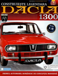 Macheta auto Dacia 1300 KIT Nr.83 - elemente portiera stg-spate part5 scara 1 8 Eaglemoss 