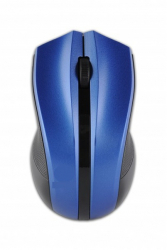 Mouse optic wireless ergonomic pentru PC sau Laptop Negru-Albastru TLF-BBL5256 