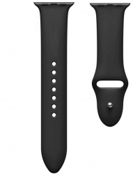 Curea compatibila Apple Watch 1/2/3/4 silicon 42/44 mm Negru 