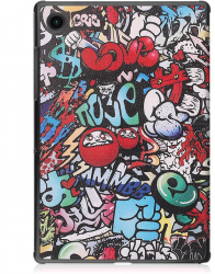 Husa tip carte pentru tableta Samsung Galaxy Tab A8 10.5 inch SM-X200 / SM-X205 piele ecologica Multicolor KOF-BBL5299 