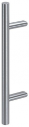 Maner spatial pe o singura parte Medos material inox mat lungime 1400 mm asezare la 45 de grade fara accesorii de prindere 