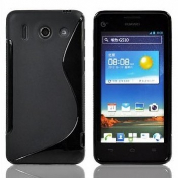 Husa de silicon S-Case pentru HUAWEI ASCEND G510 neagra 