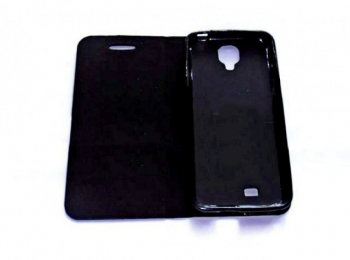 Husa flip Diary Flexy Stand neagra pentru Allview P5 Life 