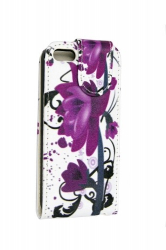 Husa flip Sligo Purple Rose Nokia Lumia 520 