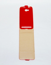 Husa flip Telone Pocket Flexy pentru HUAWEI ASCEND Y3 II 2016 rosie 