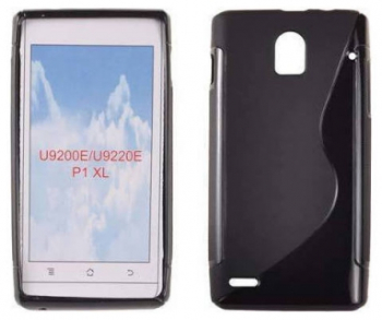 Husa silicon S-case pentru Huawei Ascend P1 neagra 