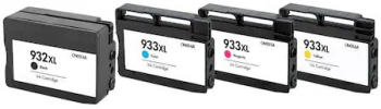 Set 4 cartuse SmartPrint multicolor HP 932XL/933XL compatibil HP OfficeJet 6100 e-Printer OfficeJet 6600 e-All-in-One OfficeJet 6700 P 
