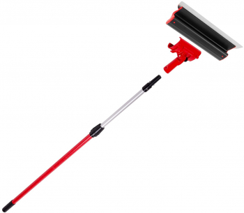 Gletiera Profesionala ZuperPRO + Maner Adaptor + Telescop 2.2m - cu Maner Extra-Usor si lama INLOCUIBILA SuperFlexibila INOX 0.3 mm 60 cm 