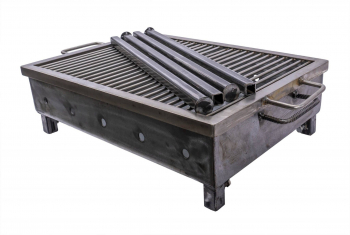 Gratar metalic pe carbuni cu sita din inox 60X40mm / ZTS 5484 