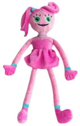 Jucarie de plus Mommy long legs roz-turcoaz 42 cm 3 ani + 
