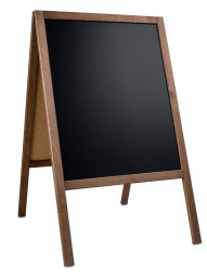 Panou stradal din lemn blackboard 60x100 cm 