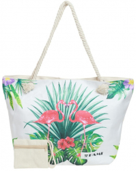 Geanta plaja dama PAMI GP-1221-284 58x38x18 cm Rosu 