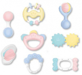 Set de 8 jucarii pentru dentitie Huanger HE0113 