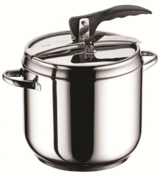 Oala Sub Presiune Cu Capac Capacitate 7L Material Inox Triplu Fund Argintiu 