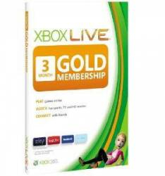 Xbox Live Gold Card Membership 3 luni Xbox One Xbox 360 
