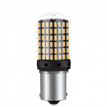 Bec Led Auto Techstar and reg BA15S 1156 Galben 12V 800 lm 