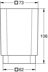 Pahar Grohe Selection Cube-40783000 