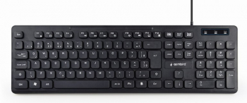 Tastatura GEMBIRD KB-MCH-04-RU Multimedia Negru RU 