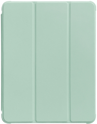 Husa book cover din silicon pentru Apple iPad Pro 12.9 2018/2020/2021 cu suport pentru Pen Verde deschis SOHO5096 