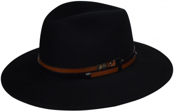 Palarie Bailey of Hollywood Stedman Elite Velour Fedora Negru 