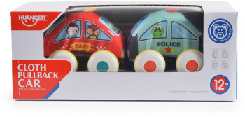 Set masinute moi detasabile Taxi si Politie +12 luni Huanger HE0239